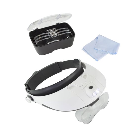 Lightcraft Pro Led Headband Magnifier Kit 5X25x20cm