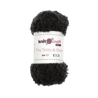 Knitcraft Black Tiny Teddy & Chums 25g