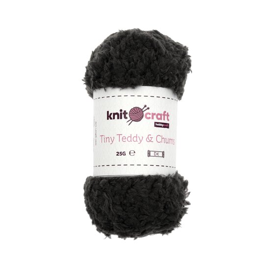 Knitcraft Black Tiny Teddy & Chums 25g image number 1