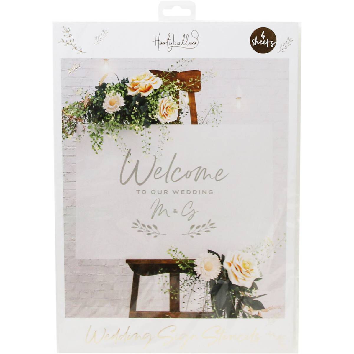 Wedding Sign Stencils 4 Pack Hobbycraft