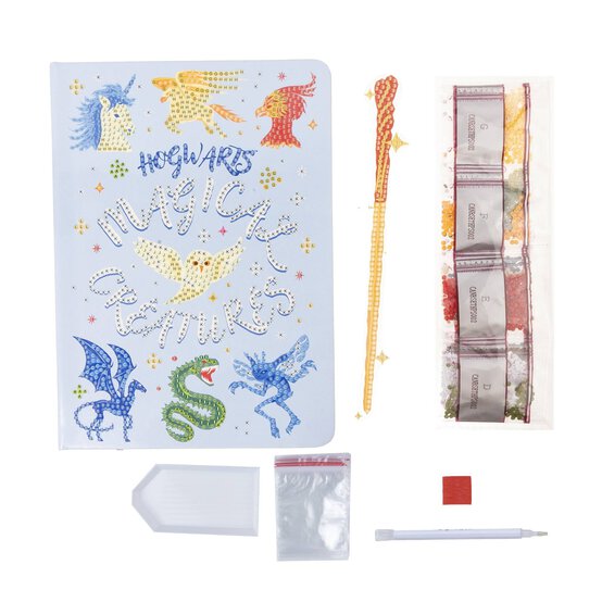 Crystal Art Harry Potter Magical Creatures Notebook Kit image number 2
