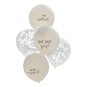 Ginger Ray White Engagement Balloons 5 Pack image number 1