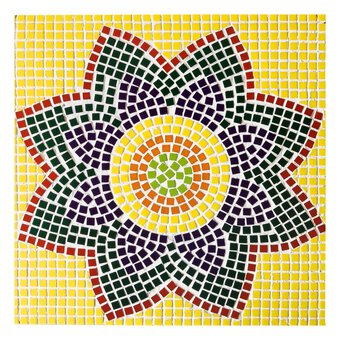 Large Primary Mandala Mosaic Kit 20cm