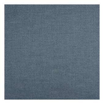 Blue Poly Basket Weave Fabric by the Metre