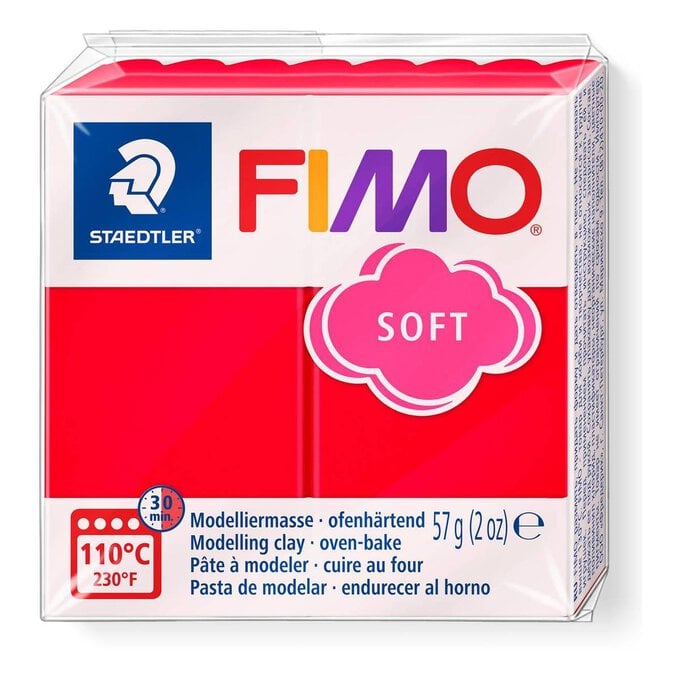 Fimo Soft Indian Red Modelling Clay 57g image number 1