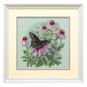 Dimensions Butterfly and Daisy Counted Cross Stitch Kit 28cm x 28cm image number 1