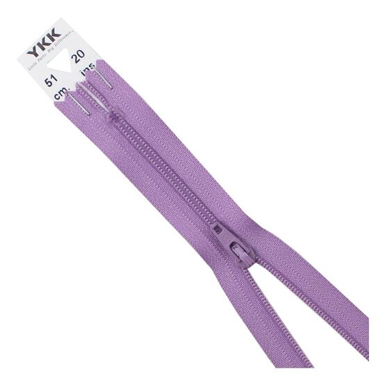 YKK Fuchsia Dress and Skirt Zip 51cm image number 1