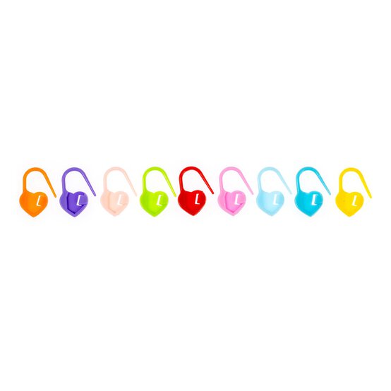 Heart Stitch Markers 100 Pack 