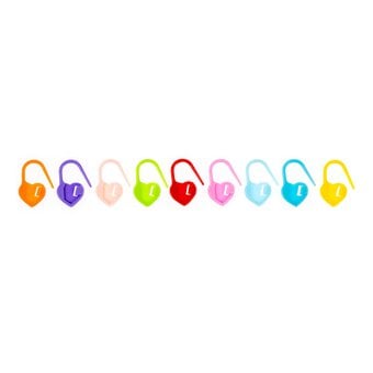 Heart Stitch Markers 100 Pack  image number 2