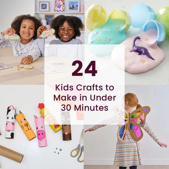 24 Kids Crafts to Make in Under 30 Minutes image number 1