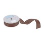 Trimits Brown Double-Faced Satin Ribbon by the Metre 25mm image number 1