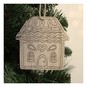 Hanging Wooden House Decoration 10cm image number 1