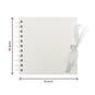 Spiral Bound White Scrapbook 6 x 6 Inches image number 5