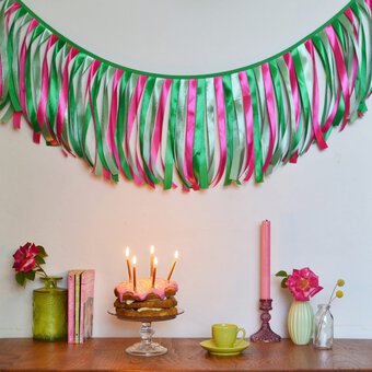 How to Make a Ribbon Garland