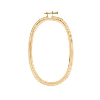 Oval Wooden Embroidery Hoop 8 Inches