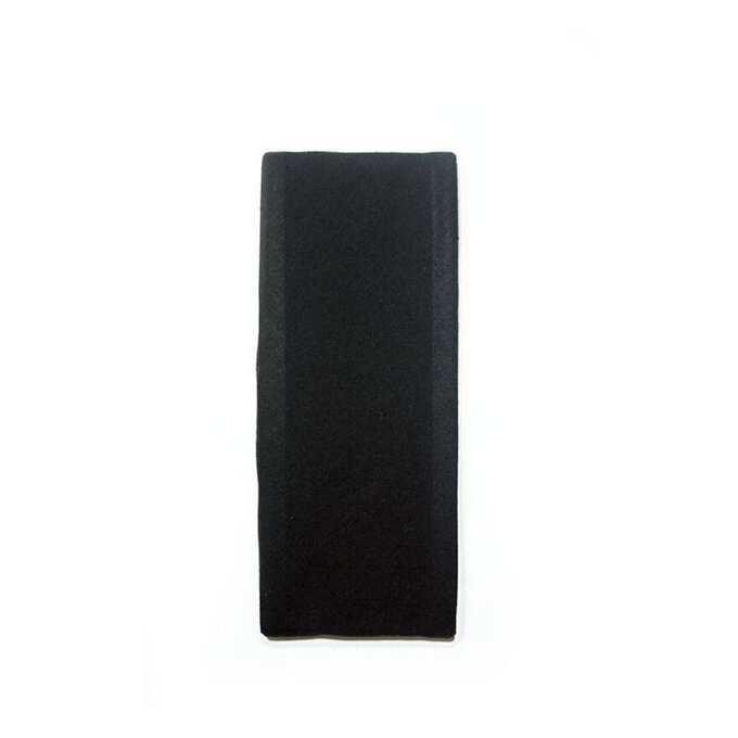 Black Poly Cotton Bias Binding 50mm x 2.5m image number 1