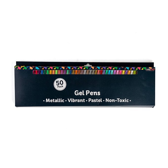 Assorted Gel Pens 50 Pack