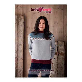 Knitcraft Foraging Fair Isle Jumper Digital Pattern 0267