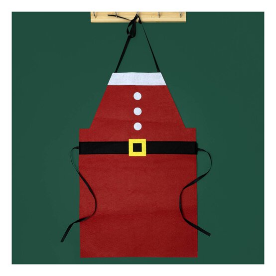 Red Felt Apron image number 1