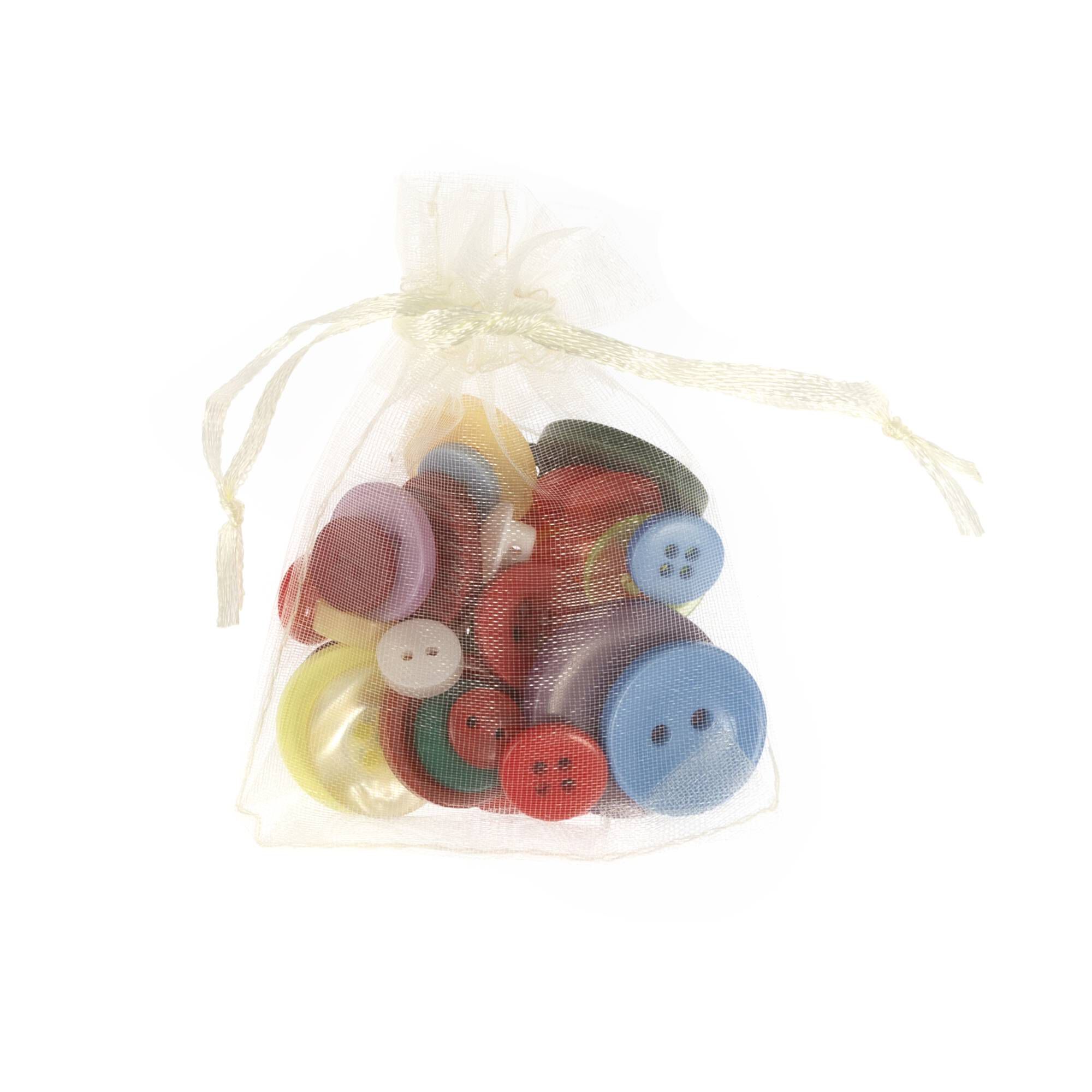 Ivory Organza Bags 50 Pack Hobbycraft