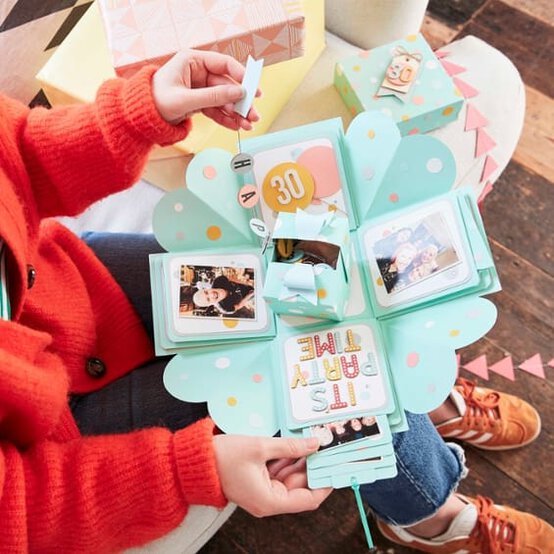 How to Make an Explosion Box Birthday Card image number 1