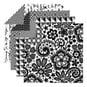 Classic Monochrome Origami Paper 15cm 50 Pack image number 1
