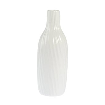 Ceramic Tall Wavy Vase 24cm