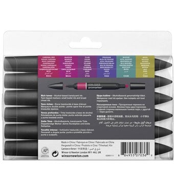 Winsor & Newton Rich Tone Promarkers 6 Pack image number 3