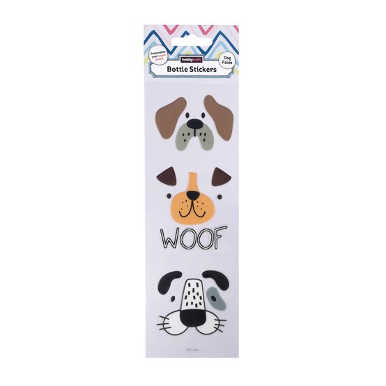 Dog Face Bottle Stickers image number 1