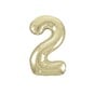 Giant Gold Foil Balloon Number 2 image number 2