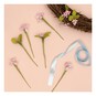 Pink Floral Picks 8 Pack image number 1