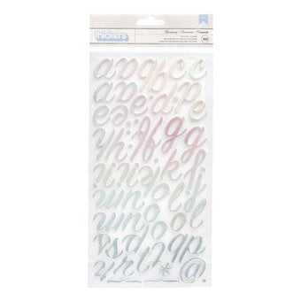 Harmony Foil Foam Letter Thickers Stickers 150 Pieces