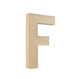 Mache Letter F 20cm