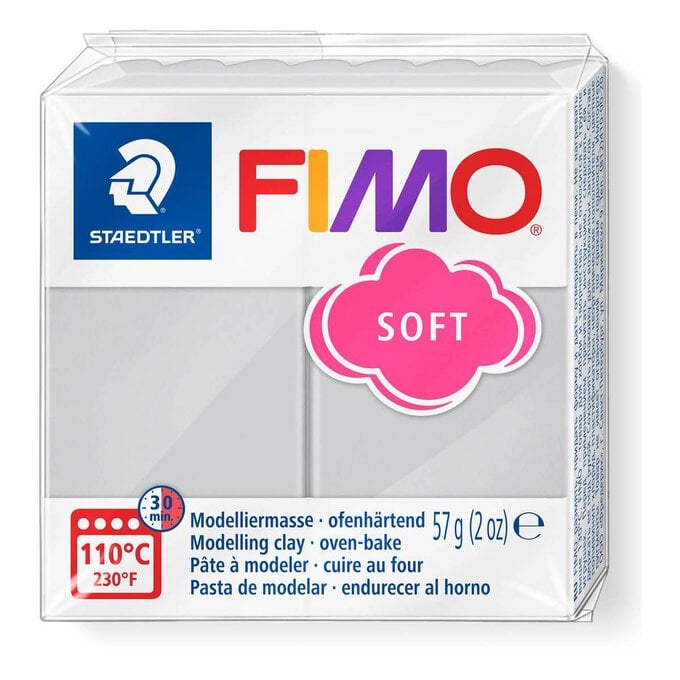 Fimo Soft Dolphin Grey Modelling Clay 57g image number 1