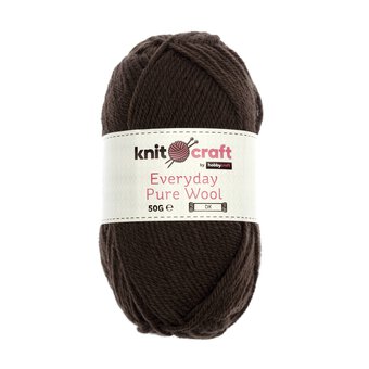 Knitcraft Chocolate Everyday Pure Wool DK 50g