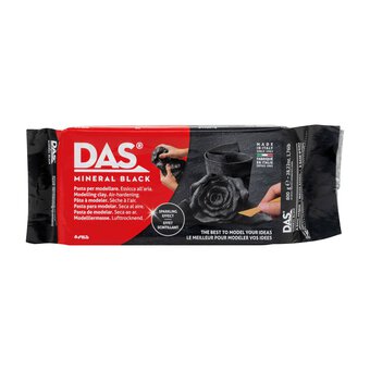DAS Mineral Black Modelling Clay 800g