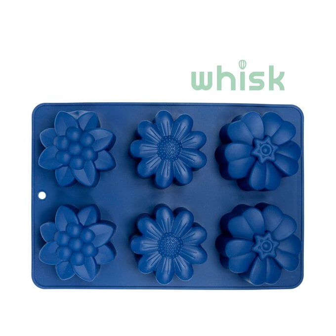 Whisk Flower Silicone Muffin Tray 6 Wells image number 1