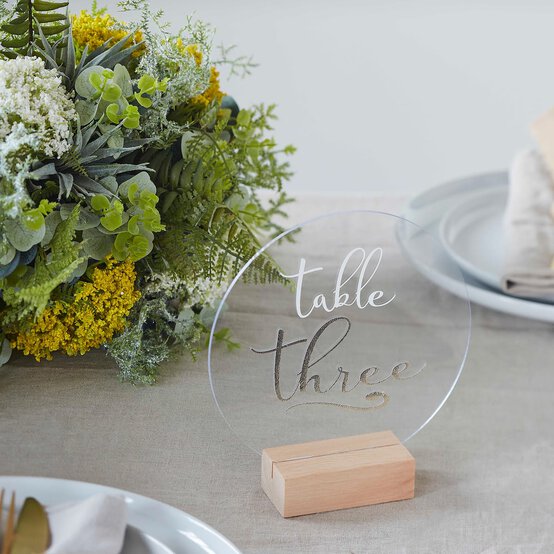 Cricut: How to Make an Acrylic Table Number Sign image number 1