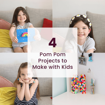 4 Pom Pom Projects to Make with Kids