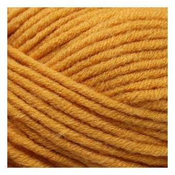 Women’s Institute Mustard Soft and Chunky Yarn 100g image number 2