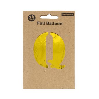 Gold Foil Letter Q Balloon image number 3