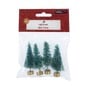 Frosted Bottle Brush Trees 5cm 4 Pack image number 6