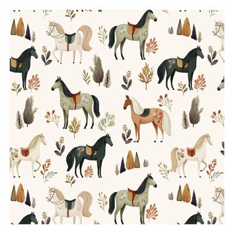 Pony Trek Gift Wrap 70cm x 2m