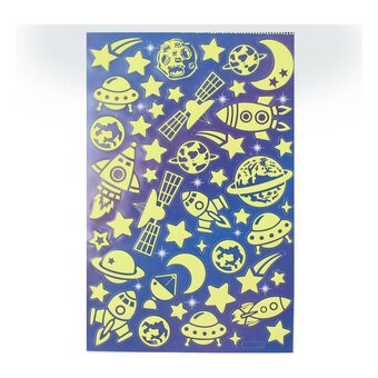 Glow in the Dark Space Stickers