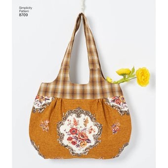 Simplicity Tote and Shoulder Bag Sewing Pattern 8709 image number 6