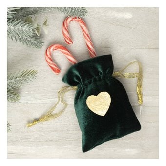 Green Fabric Pouch 12cm