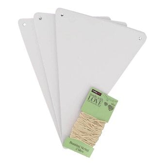 White Paper Bunting Kit 5m