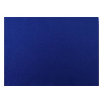 Royal Blue Polyester Felt Sheet A4 image number 2