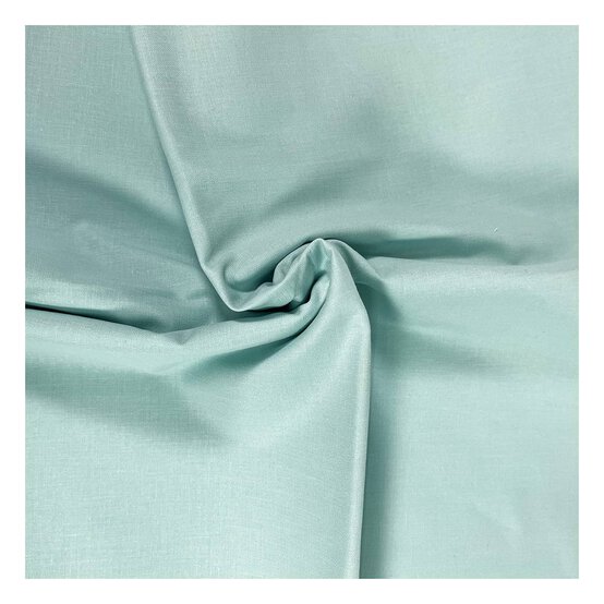 Seafoam Organic Premium Cotton Fabric by the Metre image number 1