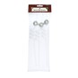 Silver Mirror Ball Straws 3 Pack image number 4